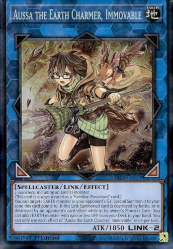 Aussa The Earth Charmer, Immovable (CR) – RA04-EN078 – Sammlerselten – 1. Auflage von Yu-Gi-Oh!
