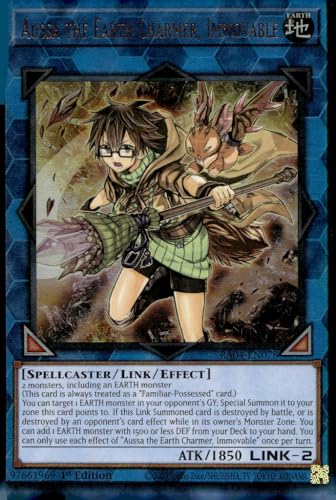 Aussa The Earth Charmer, Immovable (Ultimate Rare) – RA04-EN078 – Ultimate Rare – 1. Auflage von Yu-Gi-Oh!