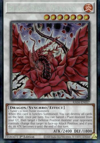 Black Rose Dragon (CR) - RA04-EN057 - Collector's Rare - 1st Edition von Yu-Gi-Oh!
