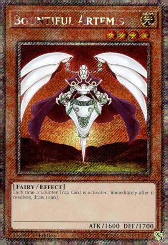 Bountiful Artemis (Platinum Secret Rare) – RA04-EN130 – Platinum Secret Rare – 1. Auflage von Yu-Gi-Oh!
