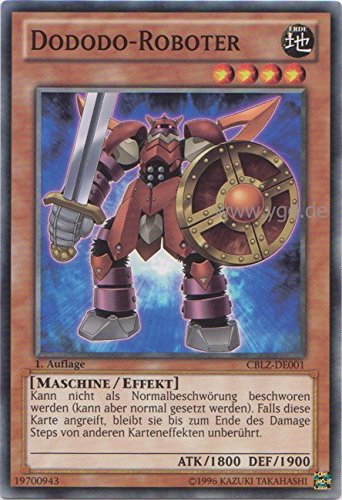 CBLZ-DE001 Dododo-Roboter 1. Auflage CBLZ-DE001 Dododo-Roboter 1. Auflage von Yu-Gi-Oh!