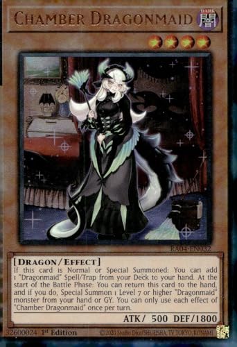 Chamber Dragonmaid (Ultimate Rare) – RA04-EN032 – Ultimate Rare – 1. Auflage von Yu-Gi-Oh!