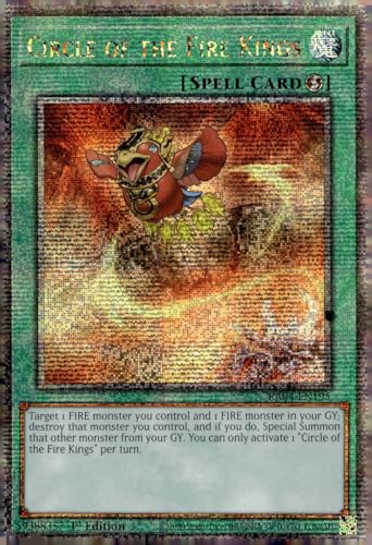 Circle of The Fire Kings (Quarter Century Secret Rare) – RA04-EN195 – Quarter Century Secret Rare – 1. Auflage von Yu-Gi-Oh!
