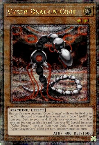 Cyber Dragon Core (Quarter Century Secret Rare) – RA04-EN013 – Quarter Century Secret Rare – 1. Auflage von Yu-Gi-Oh!