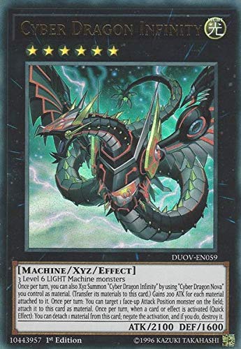 Cyber Dragon Infinity (alternate Art) – DUOV-EN059 – Ultra Rare – 1. Auflage von Yu-Gi-Oh!