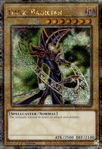 Dark Magician (6th Art) (Quarter Century Secret Rare) – RA04-EN106 – Quarter Century Secret Rare – 1. Auflage von Yu-Gi-Oh!