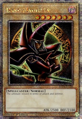 Dark Magician (Arkana) (Quarter Century Secret Rare) – RA04-EN106 – Quarter Century Secret Rare – 1. Auflage von Yu-Gi-Oh!