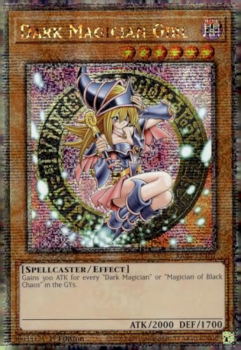 Dark Magician Girl (3rd Art) (Quarter Century Secret Rare) – RA04-EN107 – Quarter Century Secret Rare – 1. Auflage von Yu-Gi-Oh!