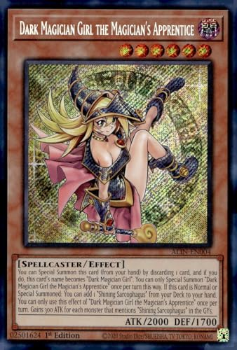 Dark Magician Girl The Magician's Apprentice - ALIN-EN004 - Secret Rare - 1. Auflage Dark Magician Girl The Magician's Apprentice - ALIN-EN004 - Secret Rare - 1. Auflage von Yu-Gi-Oh!