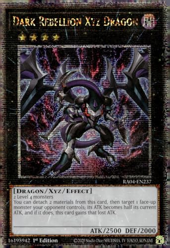 Dark Rebellion Xyz Dragon (Quarter Century Secret Rare) – RA04-EN237 – Quarter Century Secret Rare – 1. Auflage von Yu-Gi-Oh!