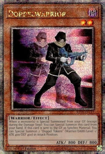 Doppelwarrior (Quarter Century Secret Rare) – RA04-EN147 – Quarter Century Secret Rare – 1. Auflage von Yu-Gi-Oh!