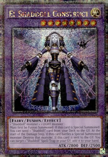 El Shaddoll Construct (Quarter Century Secret Rare) – RA04-EN229 – Quarter Century Secret Rare – 1. Auflage von Yu-Gi-Oh!