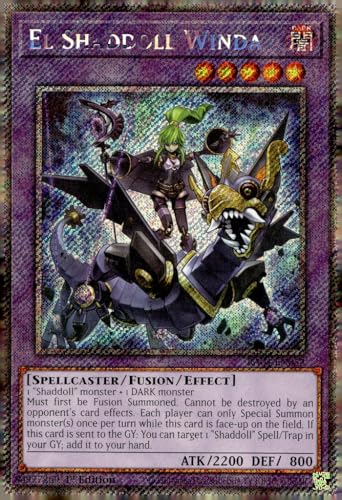 El Shaddoll Winda (Platinum Secret Rare) – RA04-EN052 – Platinum Secret Rare – 1. Auflage von Yu-Gi-Oh!