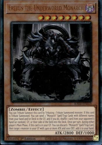 Erebus The Underworld Monarch (Ultimate Rare) – RA04-EN019 – Ultimate Rare – 1. Auflage von Yu-Gi-Oh!