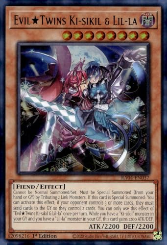 EvilTwins Ki-sikil & Lil-la (UR) - RA04-EN037 - Ultra Rare - 1. Auflage von Yu-Gi-Oh!