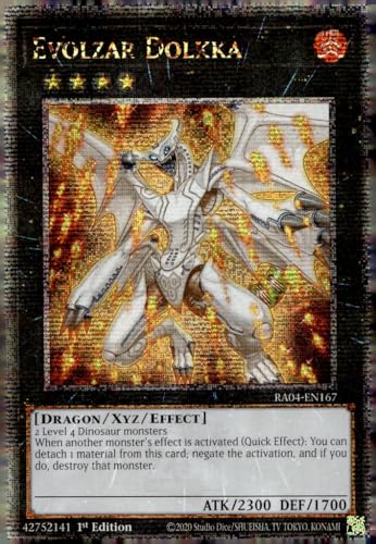 Evolzar Dolkka (Quarter Century Secret Rare) – RA04-EN167 – Quarter Century Secret Rare – 1. Auflage von Yu-Gi-Oh!