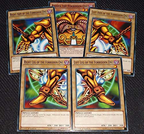 Exodia the Forbidden One - YuGiOh Legendary Decks II Yugi's God Card Complete Set LDK2-ENY04, LDK2-ENY05, LDK2-ENY06, von YU-GI-OH!