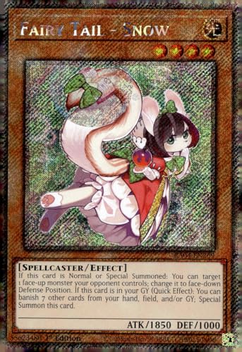 Fairy Tail – Schnee (Platinum Secret Rare) – RA04-EN269 – Platinum Secret Rare – 1. Auflage von Yu-Gi-Oh!