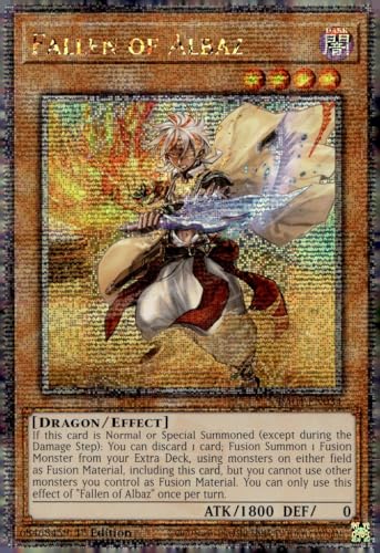 Fallen of Albaz (New Art) (Quarter Century Secret Rare) – RA04-EN034 – Quarter Century Secret Rare – 1. Auflage von Yu-Gi-Oh!