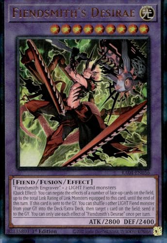 Fiendsmith's Desirae (Ultimate Rare) – RA04-EN056 – Ultimate Rare – 1. Auflage von Yu-Gi-Oh!