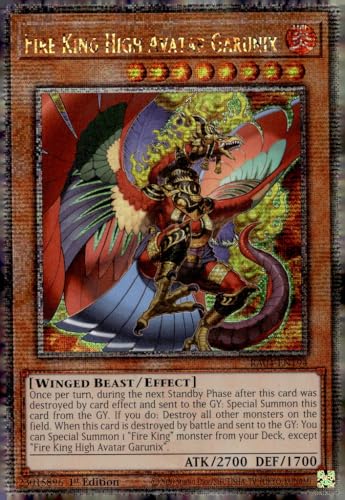 Fire King High Avatar Garunix (Quarter Century Secret Rare) - RA04-EN194 - Quarter Century Secret Rare - 1. Auflage von Yu-Gi-Oh!