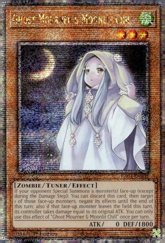 Ghost Mourner & Moonlit Chill (Quarter Century Secret Rare) – RA04-EN033 – Quarter Century Secret Rare – 1. Auflage von Yu-Gi-Oh!