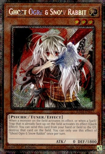 Ghost Oger & Snow Rabbit (Platinum Secret Rare) – RA04-EN015 – Platinum Secret Rare – 1. Auflage von Yu-Gi-Oh!