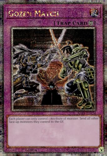 Gozen Match (Quarter Century Secret Rare) – RA04-EN134 – Quarter Century Secret Rare – 1. Auflage von Yu-Gi-Oh!