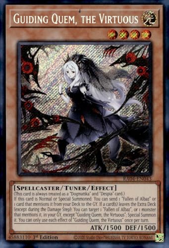 Guiding Quem, The Virtuous (Secret Rare) – RA04-EN043 – Secret Rare – 1. Auflage von Yu-Gi-Oh!