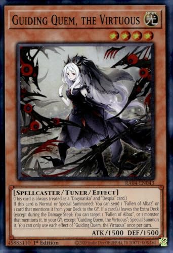 Guiding Quem, The Virtuous - RA04-EN043 - Super Rare - 1. Auflage Guiding Quem, The Virtuous - RA04-EN043 - Super Rare - 1. Auflage von Yu-Gi-Oh!