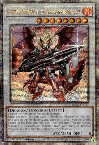 Ignister Prominence, The Blasting Dracoslayer (Quarter Century Secret Rare) – RA04-EN253 – Quarter Century Secret Rare – 1. Auflage von Yu-Gi-Oh!