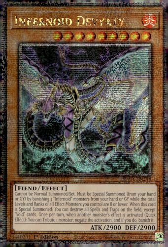 Infernoid Devyaty (Quarter Century Secret Rare) – RA04-EN248 – Quarter Century Secret Rare – 1. Auflage von Yu-Gi-Oh!