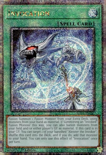 Invocation (Quarter Century Secret Rare) – RA04-EN281 – Quarter Century Secret Rare – 1. Auflage von Yu-Gi-Oh!