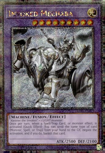 Invoked Mechaba (Quarter Century Secret Rare) – RA04-EN279 – Quarter Century Secret Rare – 1. Auflage von YU-GI-OH!