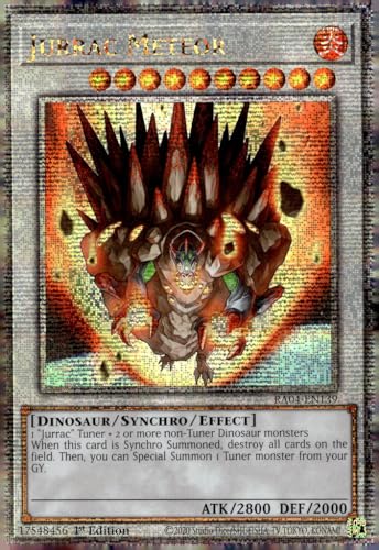 Jurrac Meteor (Quarter Century Secret Rare) – RA04-EN139 – Quarter Century Secret Rare – 1. Auflage von Yu-Gi-Oh!