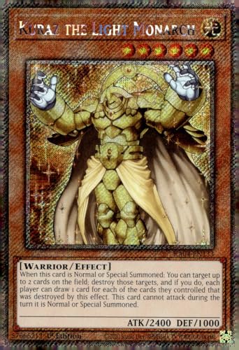 Kuraz The Light Monarch (Platinum Secret Rare) - RA04-EN133 - Platinum Secret Rare - 1. Auflage von Yu-Gi-Oh!
