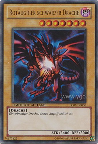 LC01-DE006 Rotäugiger schwarzer Drache von Yu-Gi-Oh!