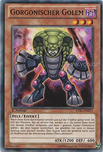 LVAL-DE011 Gorgonischer Golem 1. Auflage von Yu-Gi-Oh!