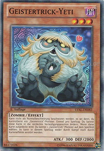 LVAL-DE082 Geistertrick-Yeti 1. Auflage LVAL-DE082 Geistertrick-Yeti 1. Auflage von Yu-Gi-Oh!