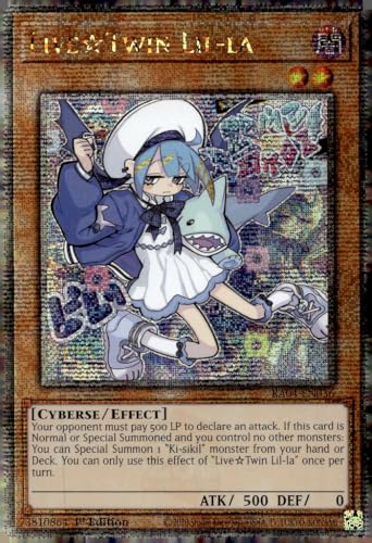 LiveTwin Lil-la (Quarter Century Secret Rare) - RA04-EN036 - Quarter Century Secret Rare - 1. Auflage von Yu-Gi-Oh!