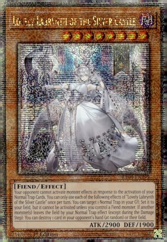 Lovely Labrynth of The Silver Castle (Quarter Century Secret Rare) – RA04-EN295 – Quarter Century Secret Rare – 1. Auflage von Yu-Gi-Oh!