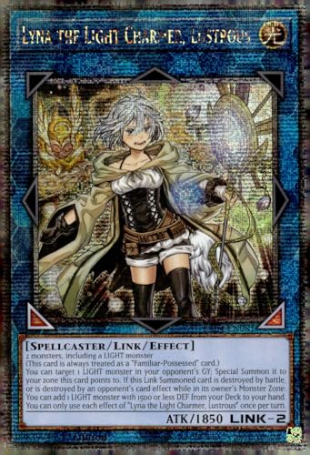 Lyna The Light Charmer, Lustrous (Quarter Century Secret Rare) – RA04-EN081 – Quarter Century Secret Rare – 1. Auflage von Yu-Gi-Oh!