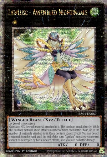 Lyrilusc - Assembled Nightingale (Quarter Century Secret Rare) - RA04-EN069 - Quarter Century Secret Rare - 1. Auflage von Yu-Gi-Oh!