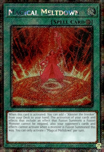 Magical Meltdown (Platinum Secret Rare) – RA04-EN280 – Platinum Secret Rare – 1. Auflage von YU-GI-OH!