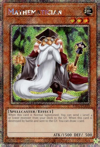 Mathematiker (Platinum Secret Rare) – RA04-EN223 – Platinum Secret Rare – 1. Auflage von Yu-Gi-Oh!