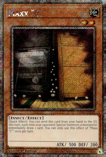 Maxx C (Platinum Secret Rare) – RA04-EN150 – Platinum Secret Rare – 1. Auflage von Yu-Gi-Oh!