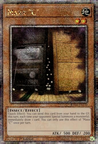 Maxx C (Quarter Century Secret Rare) – RA04-EN150 – Quarter Century Secret Rare – 1. Auflage von Yu-Gi-Oh!