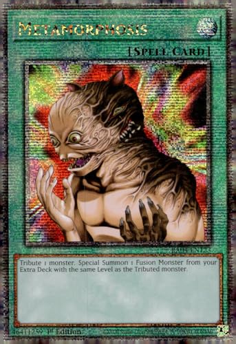 Metamorphosis (Quarter Century Secret Rare) – RA04-EN123 – Quarter Century Secret Rare – 1. Auflage von Yu-Gi-Oh!