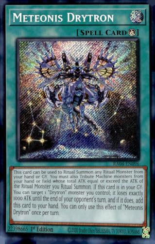 Meteonis Drytron (Secret Rare) - RA04-EN096 - Secret Rare - 1. Auflage von Yu-Gi-Oh!