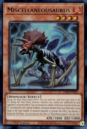 Miscellaneousaurus (UR) - RA04-EN022 - Ultra Rare - 1. Auflage von Yu-Gi-Oh!